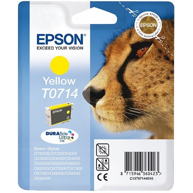 Epson Tinta T0714 Amarillo
